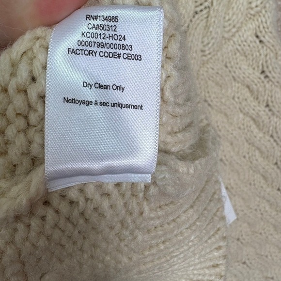 NWT For Love & Lemons Milana Cardigan Sweater Size XL Cable Knit Lace Boho‎ - Picture 14 of 15